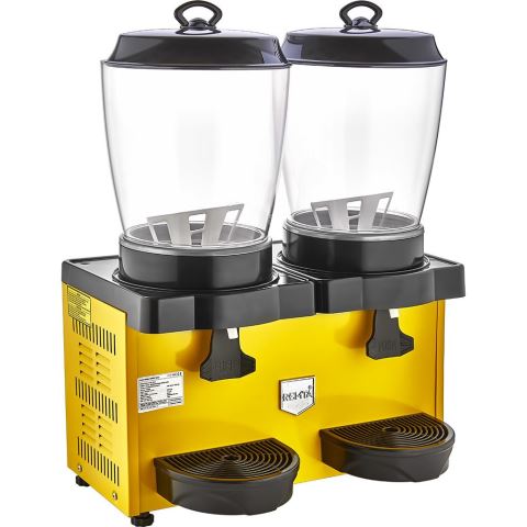 Royal Mini Çiftli Şerbet ve Ayran Soğutucu 11+11 lt