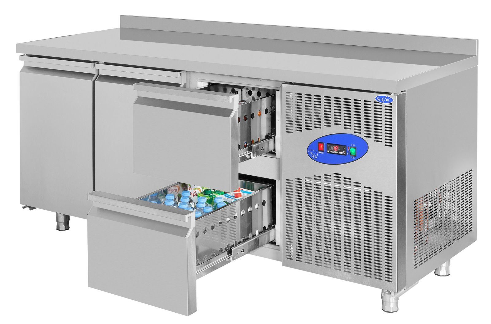 Counter Type Refrigerator with Drawers