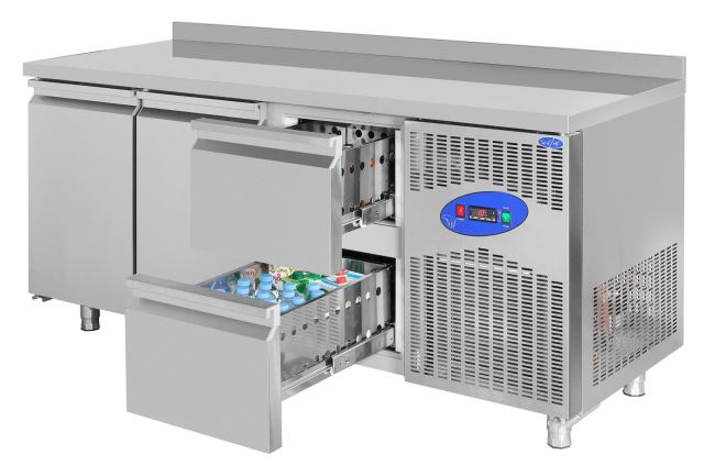 Counter Type Refrigerator with Drawers